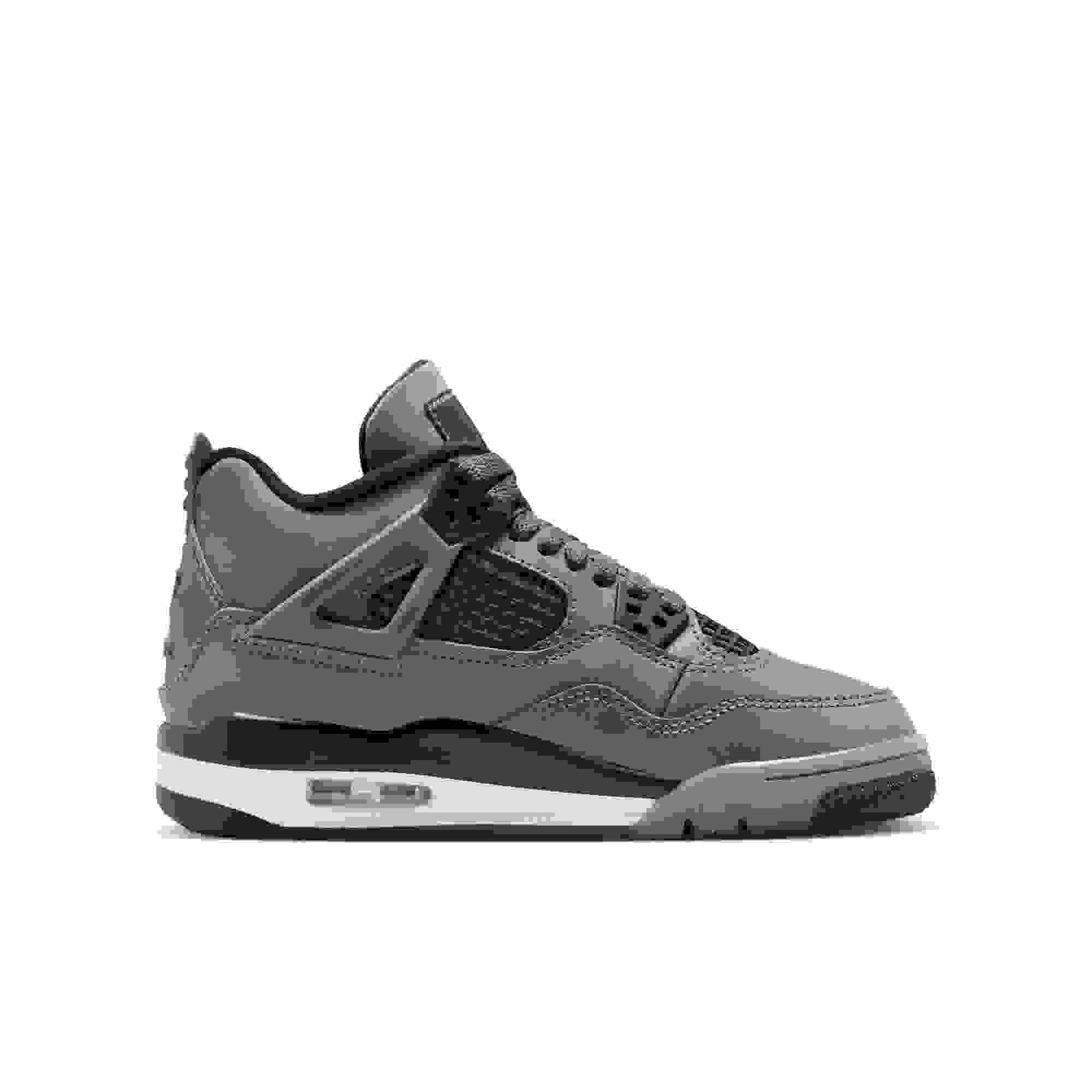 Jordan 4 Retro Grade School Kids' "Cave Stone and Black" Shoe